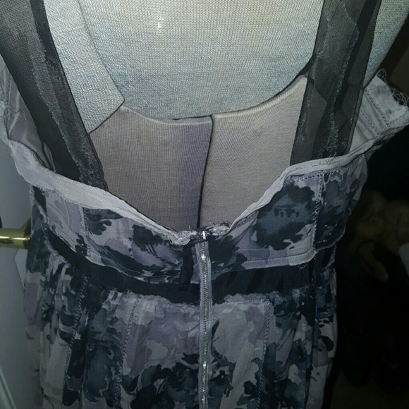 🔥Hot SALE🔥 Super Sexy Ann Taylor Loft Multi layered Mini Dress Edgy L - Picture 3 of 4